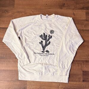 Ojo Caliente Hot Springs Cream Sweater - Medium